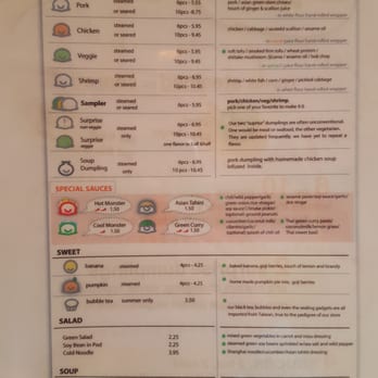 Dumpling Man - Actual menu - Dim Sum Near Me - New York, New York Dumpling Man - Actual menu - Dim Sum Near Me - New York, New York