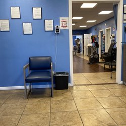 Manale Occupational & Physical Therapy - Waiting room/Lobby. Temperature check required before entering.