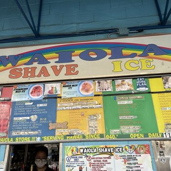 Waiola Shave Ice - Ice Cream & Frozen Yogurt Near Me - Honolulu, Hawaii