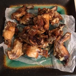 Sal's Pizza - Parm and garlic wings.