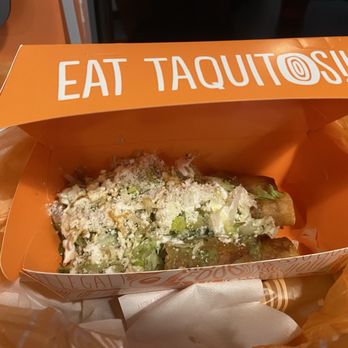 Roll Em Up Taquitos - SO GOOD!!! Reggae music playing, service was great as well! - Mexican Near Me - Lebec, California Roll Em Up Taquitos - SO GOOD!!! Reggae music playing, service was great as well! - Mexican Near Me - Lebec, California