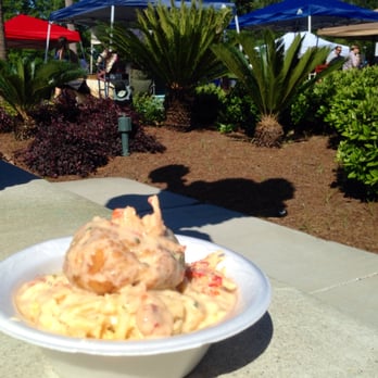 Jazz in the Park - A&L'S CRAB BALL IN CREAMY CRAWFISH PASTA: holy moly it's good, filling, and the most expensive item at the festival: $10. - Festivals Near Me - New Orleans, Louisiana