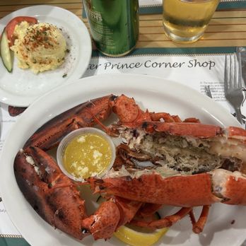 Water Prince Corner Shop - 1-1/2 pound lobster - Seafood Near Me - Charlottetown, Prince Edward Island Water Prince Corner Shop - 1-1/2 pound lobster - Seafood Near Me - Charlottetown, Prince Edward Island