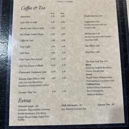 Menu Menu