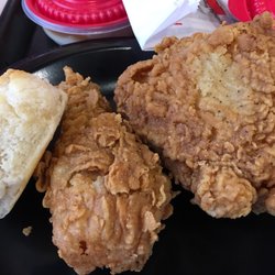 KFC - Extra Crispy (it is much crispier than the Original Recipe, but appears to be under seasoned)