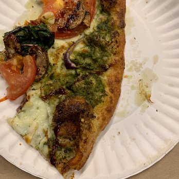 Salvation Pizza - Pesto pizza with balsamic drizzle. - Pizza Near Me - Austin, Texas