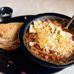 Iron Door - Chili and sandwich