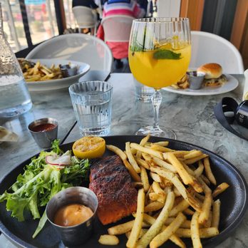 The Grill - Salmon, Pineapple + Mango cocktail - American Near Me - Washington, DC, District of Columbia The Grill - Salmon, Pineapple + Mango cocktail - American Near Me - Washington, DC, District of Columbia