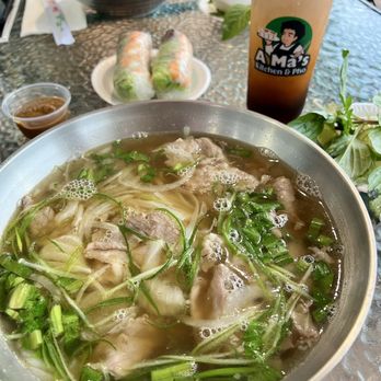A Ma’s Kitchen & Pho - Beef pho and thai tea - Noodles Near Me - Chandler, Arizona