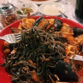 Patrizia's - Williamsburg - Black linguine Pescatore - Pizza Near Me - Brooklyn, New York