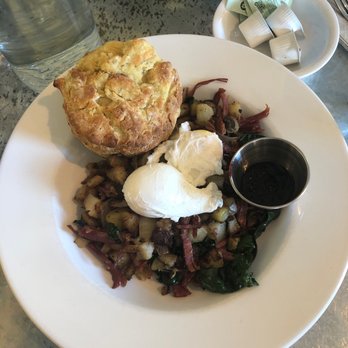 MA Mosa's - Hash it up. Poached eggs over corned beef - Breakfast & Brunch Near Me - Grants Pass, Oregon MA Mosa's - Hash it up. Poached eggs over corned beef - Breakfast & Brunch Near Me - Grants Pass, Oregon