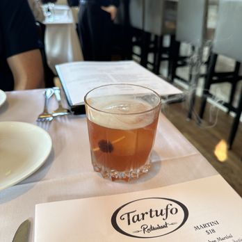 Tartufo Restaurant - Old Fashion - Italian Near Me - Newton, Massachusetts