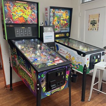 Proudly Serving - Pinball machines. - Burgers Near Me - Hermosa Beach, California Proudly Serving - Pinball machines. - Burgers Near Me - Hermosa Beach, California