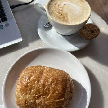 Agora - Chocolate Croissant and Lavender Latte - Coffee & Tea Near Me - Houston, Texas Agora - Chocolate Croissant and Lavender Latte - Coffee & Tea Near Me - Houston, Texas