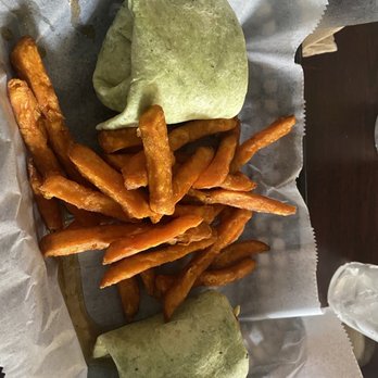Dooleys - Mushroom and Swiss wrap with sweet potatoes. - Bars Near Me - Wilkesboro, North Carolina Dooleys - Mushroom and Swiss wrap with sweet potatoes. - Bars Near Me - Wilkesboro, North Carolina