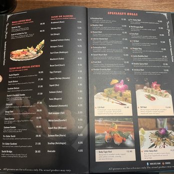 Sushi Masa - Menu - Sushi Bars Near Me - Pensacola, Florida Sushi Masa - Menu - Sushi Bars Near Me - Pensacola, Florida