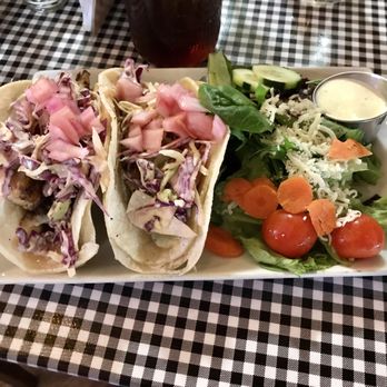 Royers Round Top Cafe - The ultimate fish tacos (filled with delicious Pangasius fish). - Cafes Near Me - Round Top, Texas Royers Round Top Cafe - The ultimate fish tacos (filled with delicious Pangasius fish). - Cafes Near Me - Round Top, Texas