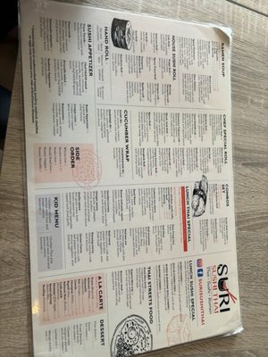 Menu photo 2 Suri Sushi Thai Weston , FL