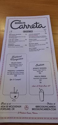 Menu photo 2 Brooklyn Carreta Portland, OR Menu photo 2 Brooklyn Carreta Portland, OR