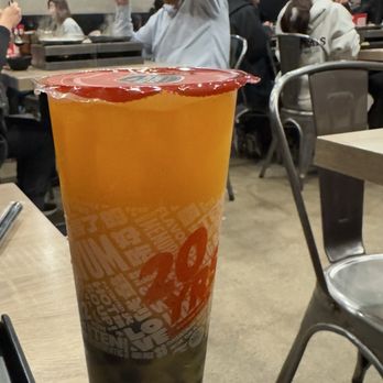 Boiling Point - Aloe mango green tea with boba - Taiwanese Near Me - Arcadia, California