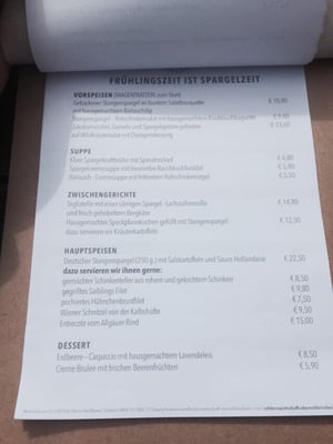 Menu photo 1 Biergarten Schloss Lustheim Oberschleißheim, BY