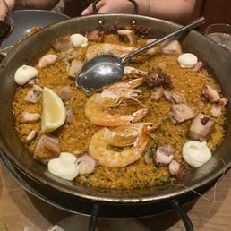 Meat and Seafood Paella