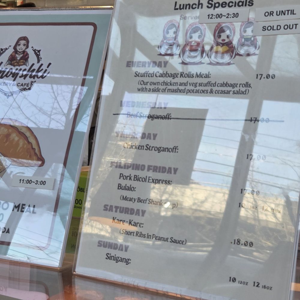 Pinoyshki Bakery & Cafe - Lunch specials - Bakeries Near Me - Seattle, Washington Pinoyshki Bakery & Cafe - Lunch specials - Bakeries Near Me - Seattle, Washington