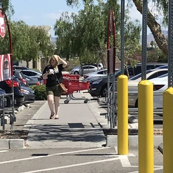 Target - Shopping carts blocking the walk, at least seven. - Department Stores Near Me - Las Vegas, Nevada