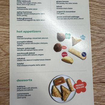 NAYA - Menu - Mediterranean Near Me - Montvale, New Jersey