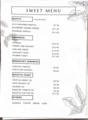 Menu photo 4 Corner Delights Seattle, WA