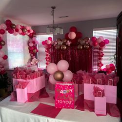 Essential Festivities - All pink party