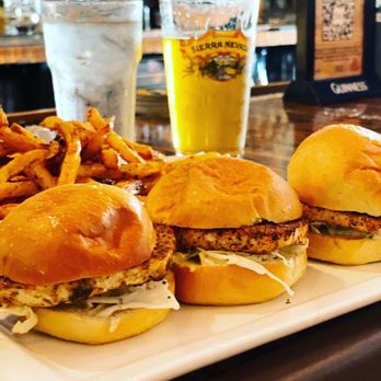 BREW'd Craft Pub - Blackened Fish Sliders - Gastropubs Near Me - Honolulu, Hawaii BREW'd Craft Pub - Blackened Fish Sliders - Gastropubs Near Me - Honolulu, Hawaii