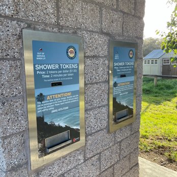 North Beach Campground - Token station just behind one of the restroom buildings. - Campgrounds Near Me - Pismo Beach Ca, California