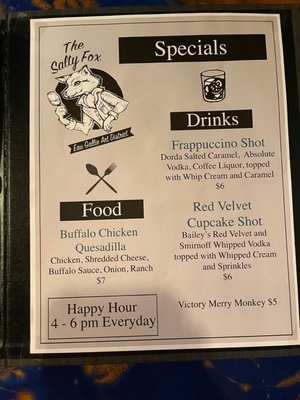 Menu photo 5 The Salty Fox Melbourne, FL Menu photo 5 The Salty Fox Melbourne, FL