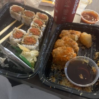 Galaxy Sushi & Ramen - 6. Spicy Tuna Naruto 6. 辣金枪鱼漩涡卷 and 5. Crispy Salmon (8Pcs) 5. 脆三文鱼(8 个) - Sushi Bars Near Me - Westmont, Illinois Galaxy Sushi & Ramen - 6. Spicy Tuna Naruto 6. 辣金枪鱼漩涡卷 and 5. Crispy Salmon (8Pcs) 5. 脆三文鱼(8 个) - Sushi Bars Near Me - Westmont, Illinois