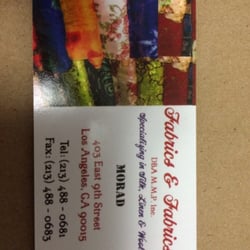 Morad Fabrics & Fabrics - Best of the best!