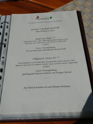 Menu photo 7 Gaststätte Bischenberg Sasbachwalden, BW
