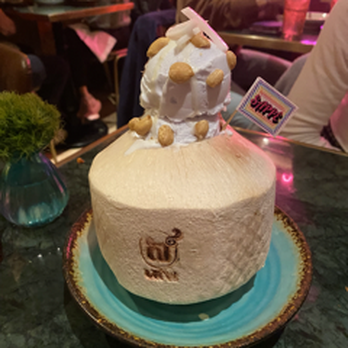 Sappeisan - Buk Prao - coconut dessert - Thai Near Me - New York, New York Sappeisan - Buk Prao - coconut dessert - Thai Near Me - New York, New York