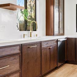 Wholesale Cabinets - Soild walnut slim shaker custom