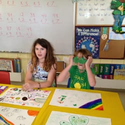 Saint Patrick day school party.