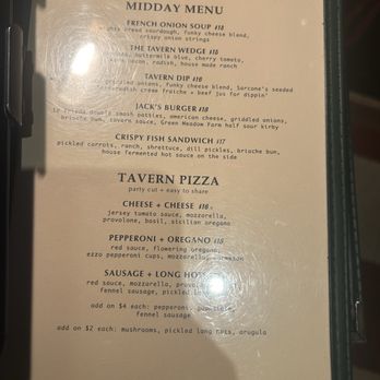 Darling Jack's Tavern - Menu - New American Near Me - Philadelphia, Pennsylvania