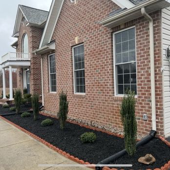 Alexsandr - Landscaping: planted bushes, put mulch and rocks. - Handyman Near Me Alexsandr - Landscaping: planted bushes, put mulch and rocks. - Handyman Near Me