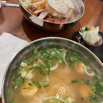 Stockpot - Shrimp pho and crispy pork belly - Vietnamese Near Me - Vallejo, California