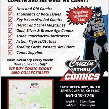 Cruzin Thru Comics - Comic Books Near Me - Santa Clarita, California Cruzin Thru Comics - Comic Books Near Me - Santa Clarita, California