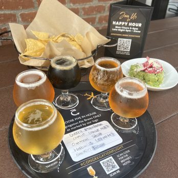 Congregation Brewery & Cocina - Azusa - Flight of beer - Gastropubs Near Me - Azusa, California