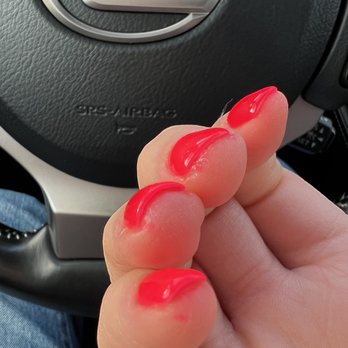 Chroma Nails Lounge & Spa - Dip powder all over my skin. She tried to CUT it off & I had to stop her from cutting into my skin which she did under my nail. - Nail Salons Near Me - San Diego, California