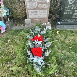 Hester’s Christmas Trees - Beautiful grave blanket for my beloved sister!
