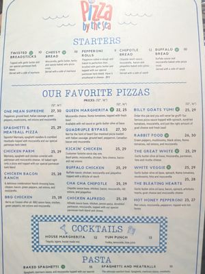 Menu photo 2 Pizza by the Sea at Market Shops of Miramar Beach Destin, FL