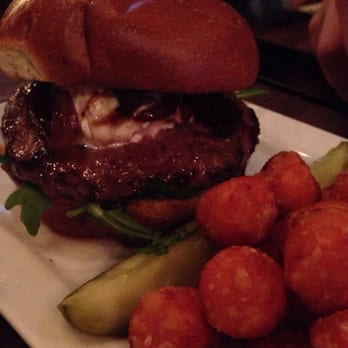 Bread & Barley - Truffle burger with sweet potato tater tots - Gastropubs Near Me - Covina, California
