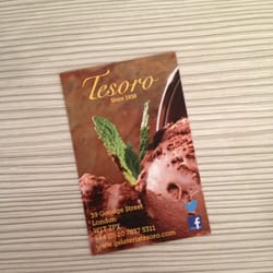 Tesoro - Business card